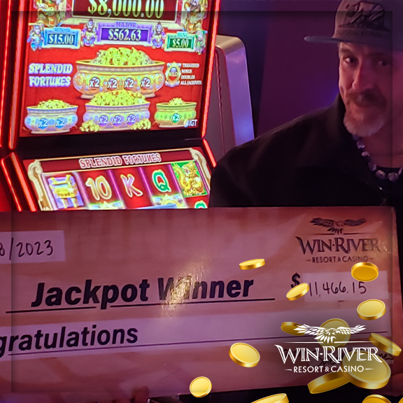Jackpot winner $11,466.15