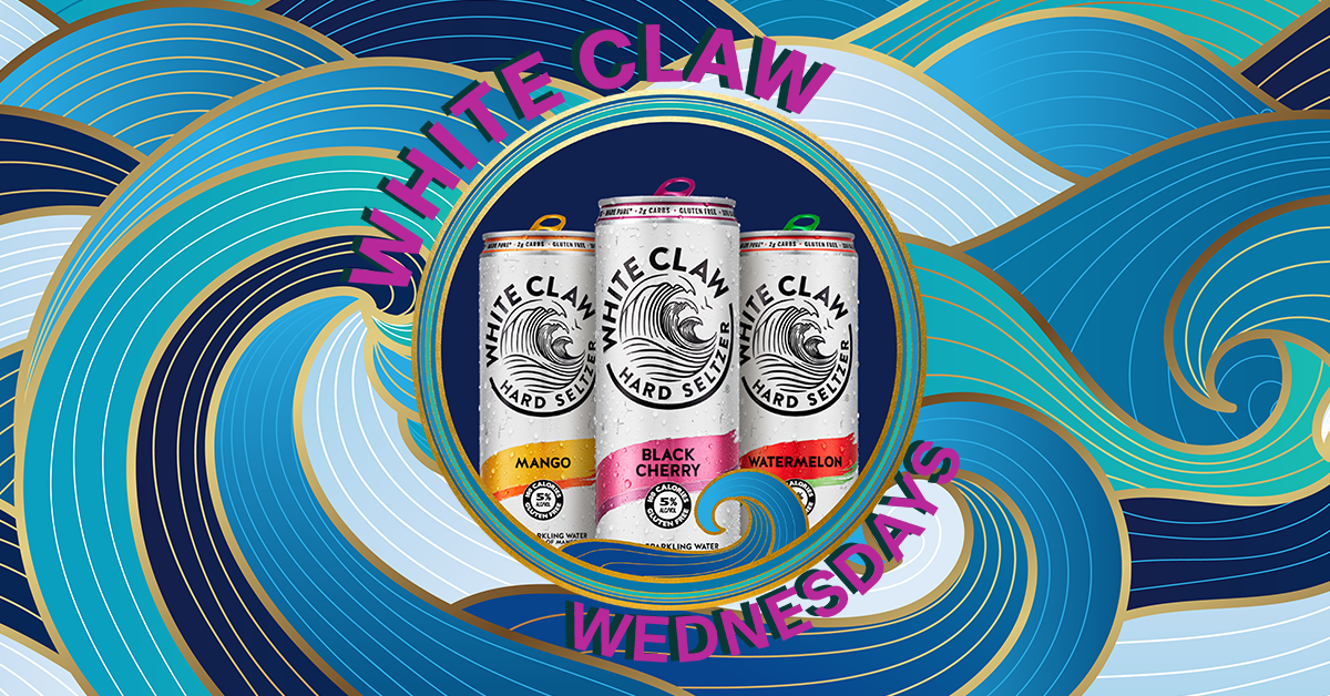 White Claw Wednesday image header for White Claw beverage special