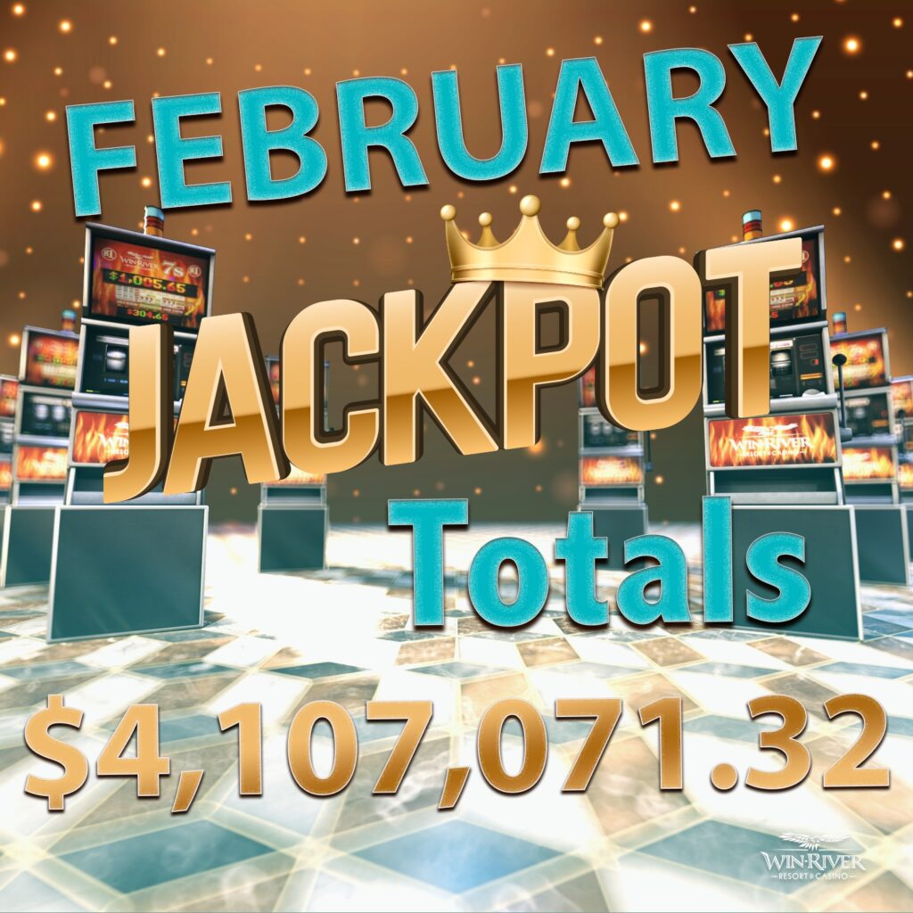 February Jackpot Total