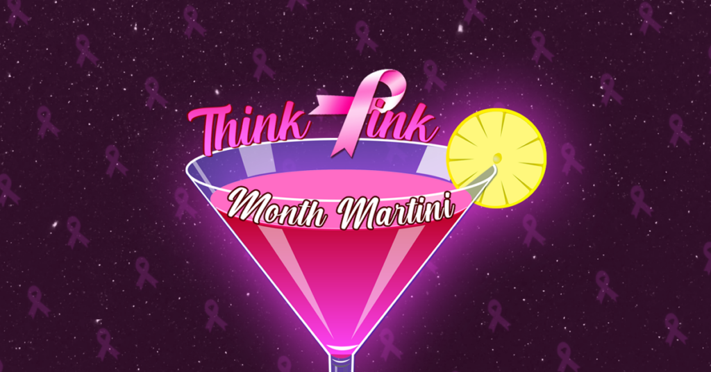 Think Pink Month Martini