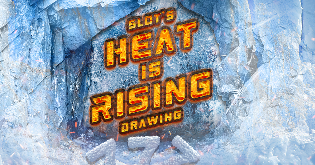 Slot's Heat is Rising Drawing header melting the polar ice caps.