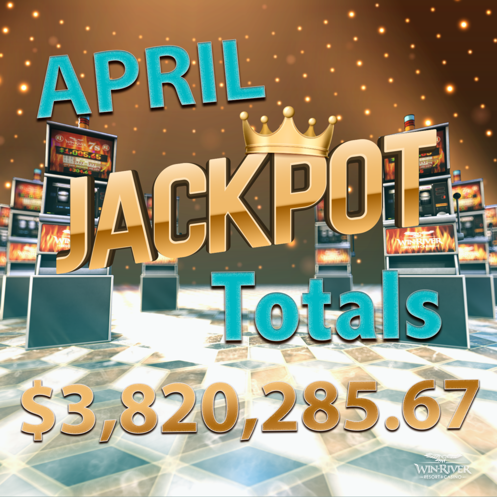 April Jackpot Totals $3,820,285.67