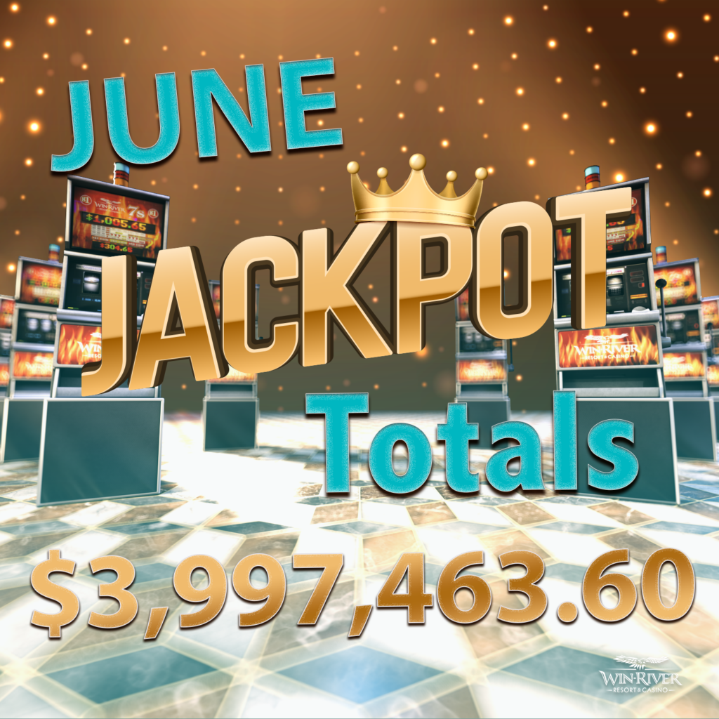 Monthly Jackot Totals June