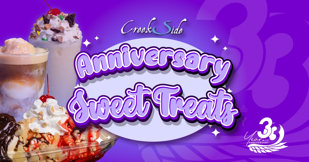 Anniversary CreekSide Sweet Treats