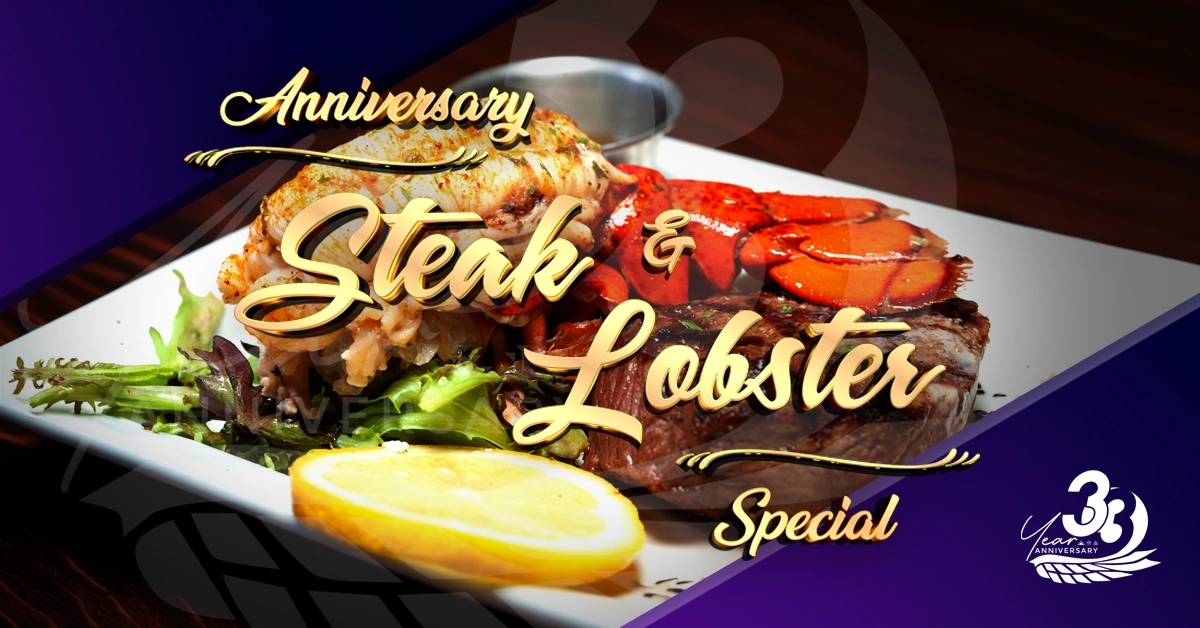 Anniversary Steak & Lobster Special